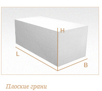 Газобетонный блок ГРАС D600, B2.5, 600x250x500 мм
