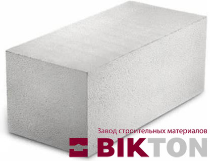 Блок пенобетонный (пеноблок) D-700 Bikton 625x200x250