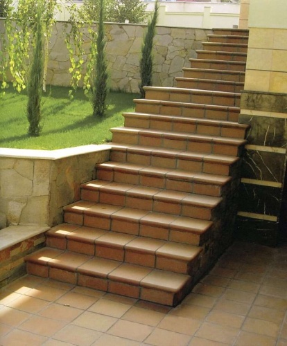 Клинкерная ступень фронтальная Natural Gresan 330x330x50/20 мм
